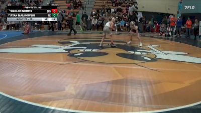 75 lbs Cons. Round 3 - Ryan Malikowski, MN Elite vs Waylon Norris, Summit Wrestling Academy