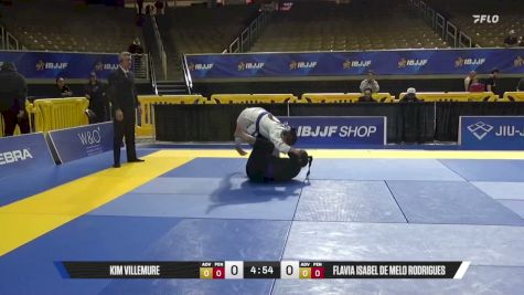 Flavia Isabel De Melo Rodrigues vs Kim Villemure 2026 Pan Jiu Jitsu IBJJF Championship