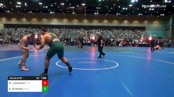 285 lbs Prelims - Wyatt Lallement, Spanish Springs vs Alberto Alvarado, Adams City