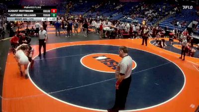 170 lbs Semifinal - Autumne Williams, Peoria (Notre Dame) vs August Rottmann, Highland