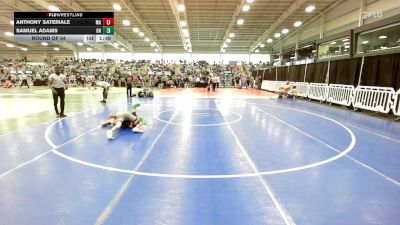 113 lbs Round Of 64 - Anthony Sateriale, MA vs Samuel Adams, OH