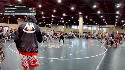 115 lbs Cons. Round 3 - Ty Bowser, Predator Wrestling vs Logan Henry, Rayne Wrestling Club