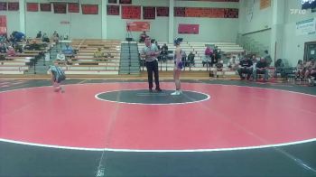 G 130 lbs Round 1 (6 Team) - Mataya Nichols, Alma-Wabaunsee HS vs Morgan Lake, Wathena-Riverside HS