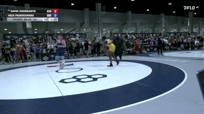 74 kg Champ. Rd Of 128 - David Ogunsanya, Beat The Streets Chicago-Oak Park vs Nick Piontkowski, Knights RTC