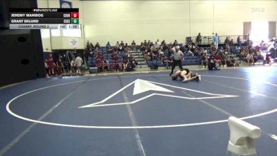 157 lbs Champ. Round 2 - Grant Eklund, Cuesta College vs Jeremy Manibog, Cal State Bakersfield