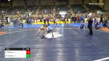 79 lbs Quarterfinal - Kason Maddux, Trion Mat Dogs vs Micky O'Shea, South Forsyth War Wrestling