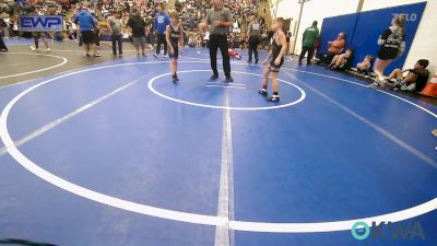 67 lbs Consi Of 4 - Theo Burleson, Wyandotte Youth Wrestling vs Anthony Foreman, Miami