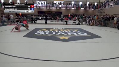 126 lbs Cons. Semis - Simon Bettis, Sebolt Wrestling Academy vs Ryan Fletcher, Powerhouse Wrestling Club