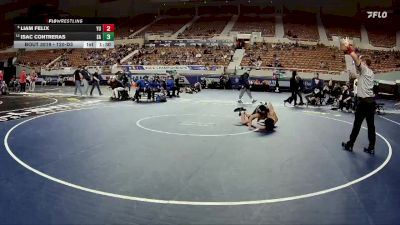 120-D3 Champ. Round 1 - Liam Felix, Yuma High School vs Isac Contreras, Safford High School