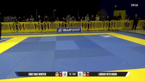 Lindsay Beth Hirsh vs Emily Mae Wooten 2025 Pan IBJJF Jiu-Jitsu No-Gi Championship