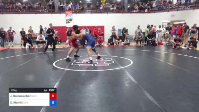 97 kg Final - Justin Rademacher, Beaver Dam RTC vs Cody Merrill, Daniel Cormier Wrestling Club