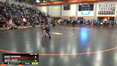 60 lbs Round 3 - Brody Anson, Iowa City Wrestling Club vs Wyatt Peterson, DC Elite