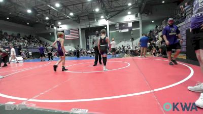70-88 lbs Rr Rnd 3 - Jayce Baker, Raw Wrestling Club vs Nate Tuell, Mannford Pirate Youth Wrestling