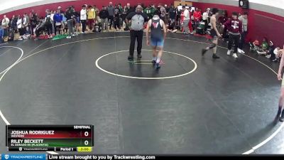 149-149 lbs Semifinal - Joshua Rodriguez, Western vs Riley Beckett, El Dorado HS (Placentia)