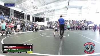 64 lbs Cons. Round 3 - Karson Atkinson, Husky vs Nash Johnson, Greater Heights