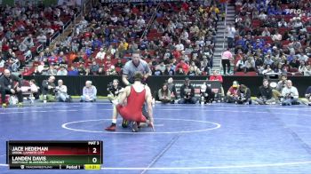 2A-126 lbs Semifinal - Jace Hedeman, Union, LaPorte City vs Landen Davis, Eddyville-Blakesburg-Fremont