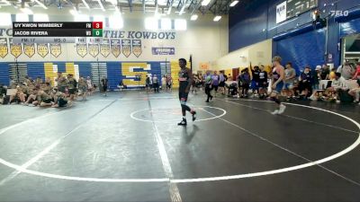 126 lbs Champ Round 1 (16 Team) - Uy`kwon Wimberly, Funky Monkey vs Jacob Rivera, Westside Wrestling