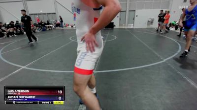 165 lbs Semis & 3rd Wb (16 Team) - Trae Frederick, Oregon vs Cross Rodriguez, California Red