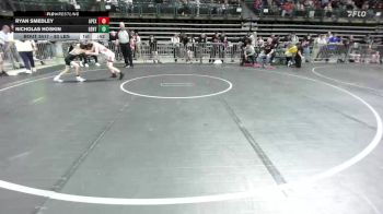 80 lbs 3rd Place - Ryan Smedley, Apex vs Nicholas Hoskin, Gentile Traimed