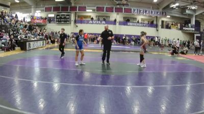 145 lbs Cons. Round 1 - Destiny Gonzalez, Colby Community College vs Azaria Birdsall, McMurry