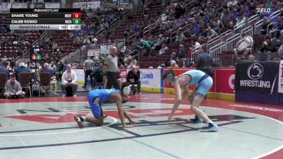 133 lbs Quarterfinal - Shane Young, North Penn vs Caleb Kosko, Nazareth Area