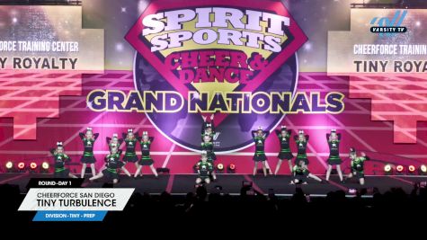 CheerForce San Diego - Tiny Turbulence [2025 L1.1 Tiny - PREP Day 1] 2025 Spirit Sports Grand Nationals