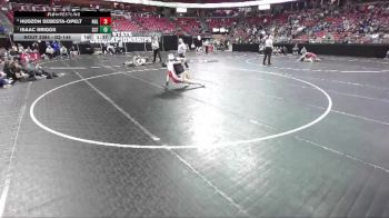 D2-144 lbs Quarterfinal - Hudzon Sebesta-Opelt, Neillsville/Greenw./Loyal vs Isaac Briggs, Saint Croix Falls