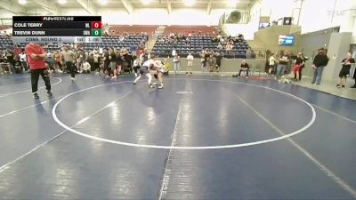 135 lbs Cons. Round 3 - Trevin Dunn, Sanderson Wrestling Academy vs Cole Terry, Northside Wrestling Club