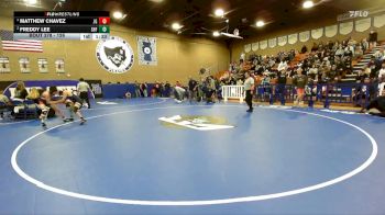 126 lbs Semifinal - Matthew Chavez, Justin Garza vs Freddy Lee, Shafter