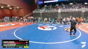 114 lbs 1st Place Match - Ricky Schneider, Diamondville Wrestling Club vs Finn Stalick, Sheridan Wrestling Club