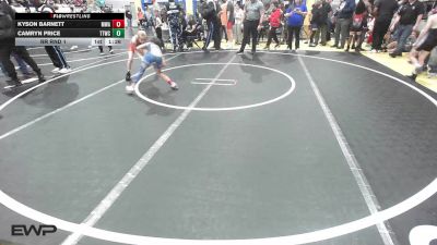 64 lbs Rr Rnd 1 - Kyson Barnett, Morris Wrestling Association vs Camryn Price, Team Tulsa Wrestling Club