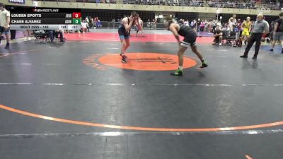 145 lbs Semifinal - Louden Spotts, Jersey Shore vs Chase Alvarez, Ashburn
