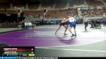 D1-215 lbs Champ. Round 1 - Jarrett Hillis, Mountain View Hs (Mesa) vs Maddux Botma, Liberty