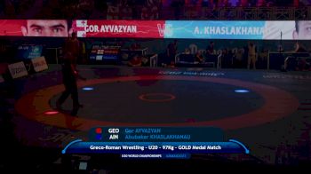 97 kg Finals 1-2 - Gor Ayvazyan, Georgia vs Abubakar Khaslakhanau, Individual Neutral Athletes