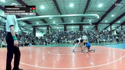 132 lbs Semifinal - Thaddeus Manangan, Green Valley vs Tyden Schultz, Spanish Springs