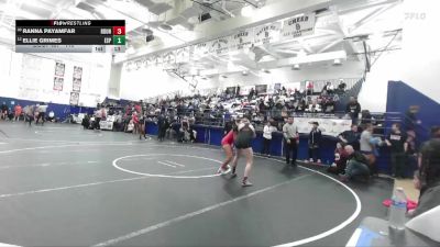 140 lbs Cons. Round 3 - Ranna Payamfar, Redondo Union vs Ellie Grimes, Esperanza