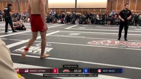 Ramsey Upson vs West Miles 2026 ADCC Portland Open