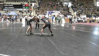 5A 126 lbs Quarterfinal - Chris Owens, Charles Henderson HS vs Will Russell, Brewbaker Tech