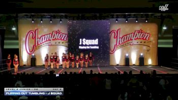 Flipping Out Tumbling - J $quad [2025 L4 Junior - D2 Day 2] 2025 Champion Cheer and Dance Grand Nationals