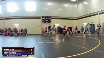 215 lbs Quarterfinal - Blake Tichy, Wheeler Wrestling Foundation vs Andy Warren, Perry Meridian Wrestling Club
