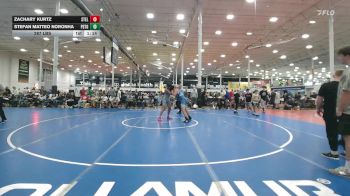 287 lbs Quarterfinal - Zachary Kurtz, Steller Trained Bossk - HSC vs Stefan Matteo Noronha, Prestige Worldwide Blue - HSC