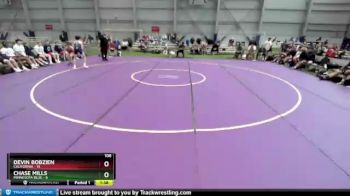 106 lbs Round 2 (8 Team) - Devin Bobzien, California vs Chase Mills, Minnesota Blue