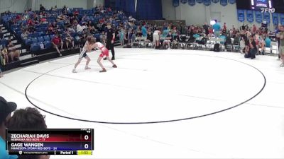 78 lbs Finals (2 Team) - Gage Wangen, Minnesota Storm Red Boys vs Zechariah Davis, Nebraska Red Boys