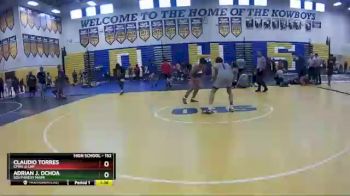 152 lbs 1st Place Match - Claudio Torres, CFWA @ LHP vs Adrian J. Ochoa, Southwest Miami