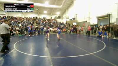 144B lbs Champ. Rd Of 32 - Derek Hooper, Box Elder vs Cash Bishop, Fremont