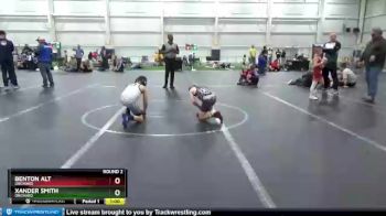 68 lbs Round 1 - Blaise Wilson, Warrior Ridge vs Bentley Pope, Bulldawg Wrestling Club