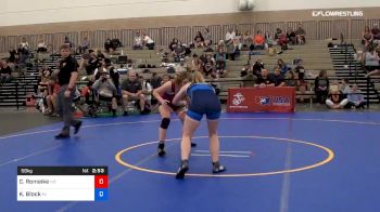 59 kg Consi Of 4 - Cara Romeike, Team North Dakota vs Kassidy Block, Team Michigan