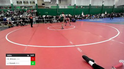 152 lbs Quarterfinal - Greg Milone, Long Beach vs Jason Kwaak, Brentwood