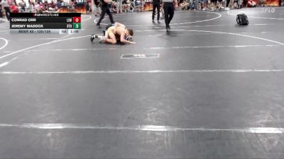 130/135 Round 4 - Conrad Orr, Legacy Elite Wrestling vs Jeremy Maddox, Storm