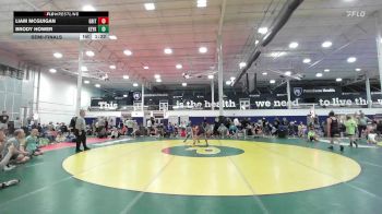 130 lbs Semifinal - Liam McGuigan, Grit Mat Club - MS vs Brody Hower, Keystone Krush - MS